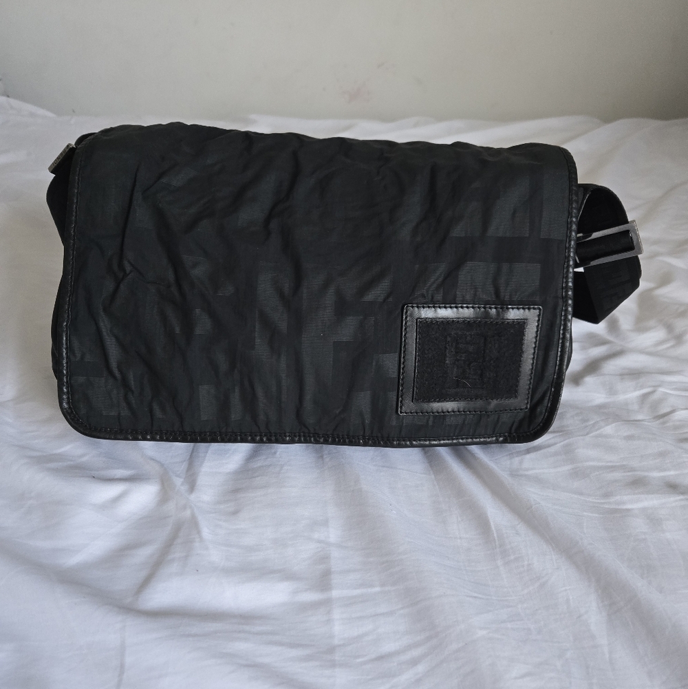 Authentic big Fendi messenger bag